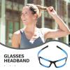 LIOOBO Sunglasses Frame Plastic Headband for Women Non-slip Amber Blue Hair Accessory with Teeth Suitable for Curly Hair and Beach Party Use view 3