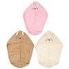 GANAZONO 3pcs Coral Fleece Hair Drying Caps Fast Drying Hair Towels for Women Shower Use with Embroidered Cat Design in Pink Beige Coffee view 1
