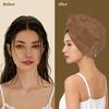 Chintiz Microfiber Hair Towel Wrap for Women - Wood Grain Super Absorbent Fast Drying Anti-Frizz Head Hair Towels - Elastic Loop Design Soft Turbans for Wet Long, Thick, Curly Hair view 3
