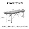 Portable Spa Bed,Lightweight Massage Table with Breathing Hole,Made of Stainless Steel Tubing,Lightweight (180 X 60 X 65 Cm)(Color 5) view 2