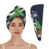 Chintiz Microfiber Hair Towel Wrap for Women - Bigfoot Mountain Sasquatch Super Absorbent Fast Drying Anti-Frizz Head Hair Towels - Elastic Loop Design Soft Turbans for Wet Long, Thick, Curly Hair view 1