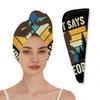 Chintiz Microfiber Hair Towel Wrap for Women - Bigfoot Pine Sasquatch Super Absorbent Fast Drying Anti-Frizz Head Hair Towels - Elastic Loop Design Soft Turbans for Wet Long, Thick, Curly Hair view 1