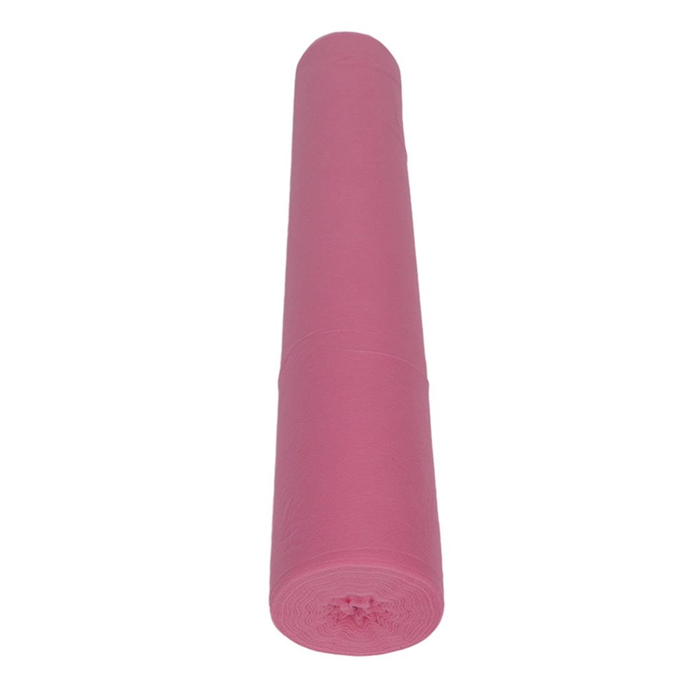 MOTOULAX Facial Cover Roll, Nonwoven Disposable Bed Sheet Roll with Breakpoint Design for SPA Club, Skin Management Center, Beauty Salon (Pink)