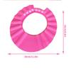 Baby Shampoo Cap Adjustable Shower Hat Soft Hair Washing Shield for Toddlers Kids Rosy view 3