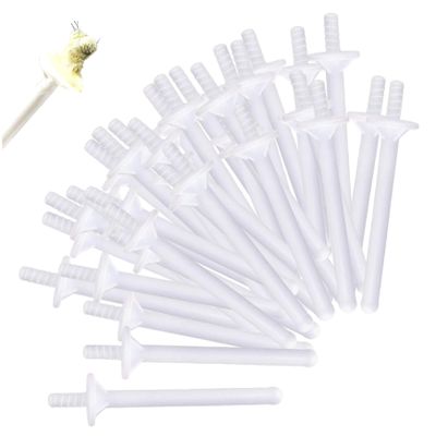 60Pcs Nose Wax Sticks Safe PP Plastic Effective Nose Hair Wax Kit for Women Men Nostril Cleaning