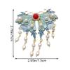 Hsqqdc Chinese Style Hair Clips Traditional Tassel Hairpin Hanfu Hair Accessories Flower for Hairstyle Party Dating Weddings view 4