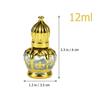 BATHVEVE 12ml Gold Glass Essential Oil Roller Bottles Set, Refillable Roll-on Perfume Dispenser for Travel and Sample Use Style view 2