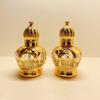 BATHVEVE 12ml Gold Glass Essential Oil Roller Bottles Set, Refillable Roll-on Perfume Dispenser for Travel and Sample Use Style view 3