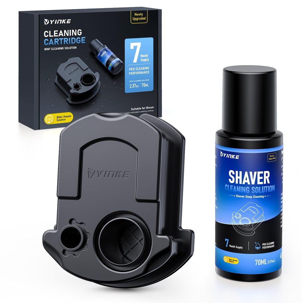 Reusable Refill Cartridge Kit Compatible with Braun CCR Clean & Renew, 70ml
