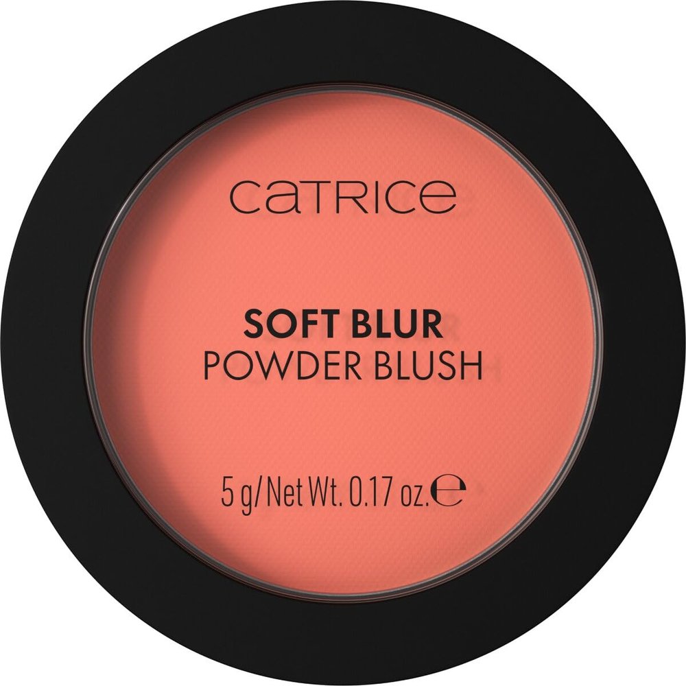 Catrice Soft Blur Powder Blush, Matte Finish, Vegan (020 | Coral Cloud)