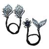 LALADEFIEE 2pcs Lazy Hair Curler Bun Maker Hair Accessories for Women Handwoven Plume Fishtail for Easy Updo Styling view 1