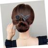 LALADEFIEE 2pcs Lazy Hair Curler Bun Maker Hair Accessories for Women Handwoven Plume Fishtail for Easy Updo Styling view 4