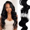 Body Wave Crochet Human Hair Knotless Pre-Separated Crochet Hair Extensions Seamless Feather Crochet Hair Bundles Reusable 14inch 240g Enough Full Head view 4