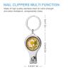 Ramen Bowl with Noodles Egg Nail Clippers Toenail Clipper Cutters Professional Nail Trimmer Nail Cuticle Cutter for Women Men view 2