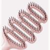 Hair Detangling Comb High Low Massage Needle Design for Gentle Scalp Hollow Bristles Hair Comb view 4
