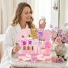 Gifts for Women, 32 Pcs Rose Spa Gifts Basket, Hydrating Face Skin Care Set view 4