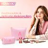 Personalized Initial Makeup Bag Pouch Cute Embroidered Makeup Organizer bag view 3