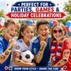 115PCS World Cup 2026 Temporary Tattoos - Soccer & 4th of July Themes, Waterproof Sweatproof Fake Tattoo Stickers for Sports Events, USA Patriotic Celebrations view 2