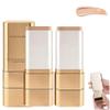 2PCS Dual-Ended Concealer Foundation Stick, Korean 3-in-1 Foundation Stick, Multi-functional Double Head Foundations Make up Sticks, Sweat-Proof for Flawless Finish All Skin Types (#03 Pinkish Beige) view 1