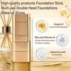 2PCS Dual-Ended Concealer Foundation Stick, Korean 3-in-1 Foundation Stick, Multi-functional Double Head Foundations Make up Sticks, Sweat-Proof for Flawless Finish All Skin Types (#03 Pinkish Beige) view 4