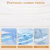 6 Pairs White Cotton Gloves for Dry Hands Sleeping Soft Breathable Gloves for Women and Men Stretchy Work Glove for Coin Jewelry Inspection Arts Crafts Wedding Costume Spa view 3