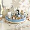 1pcs 2-in-1 Cosmetic Organizer Rotating Skin Care Organizer(Blue) view 2