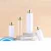 12Pcs Clear Plastic Bottles 100-500ml with Gold Acrylic Lids & Plugs, Refillable Toner Lotion Cosmetic PET Containers(Clear Bottle,120 ml) view 4