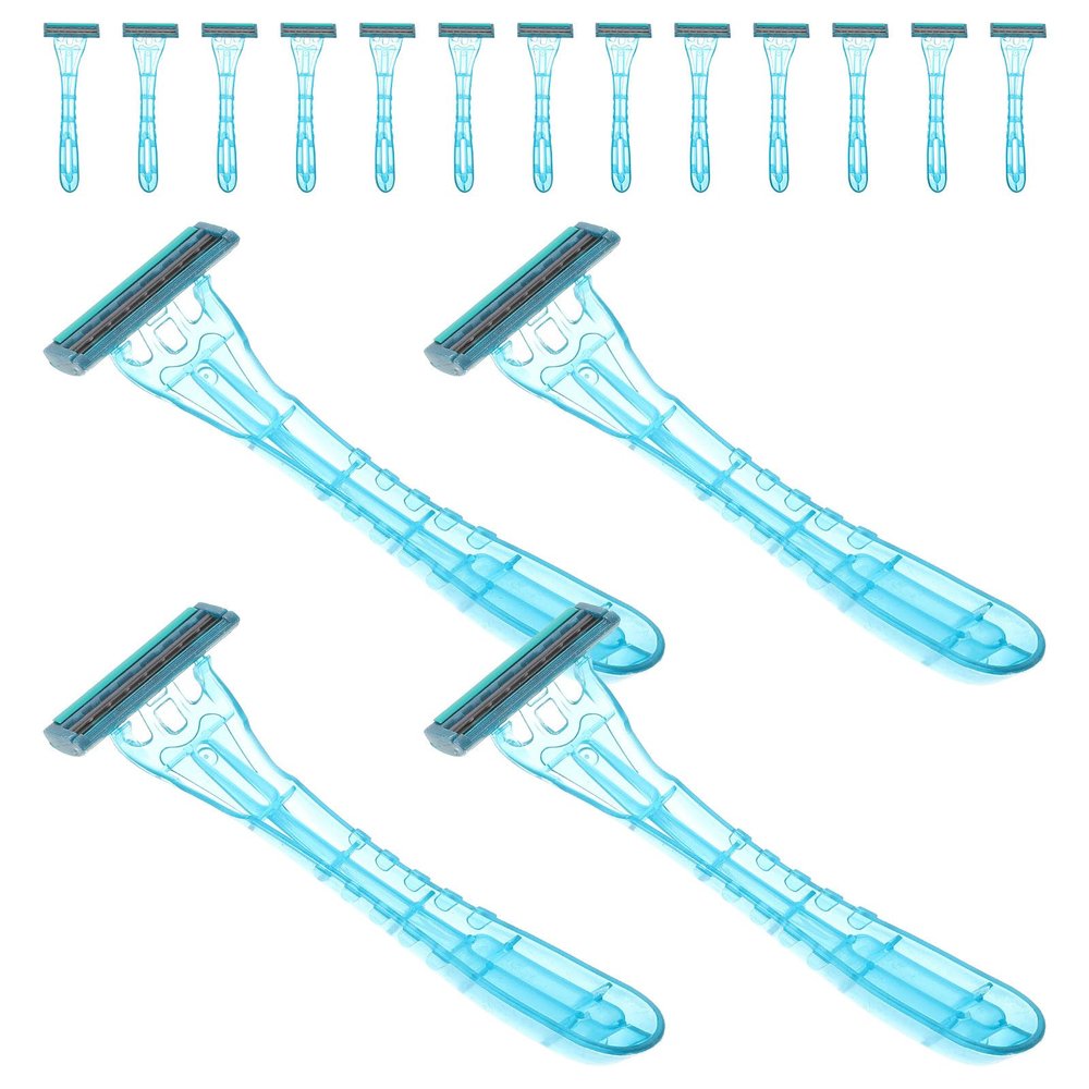 HEATSHAKING 20pcs Disposable Razors for Men and Women, Manual Body Hair Shaver and Underarm Hair Trimmer, Multipurpose Depilator for Sensitive Skin, Travel and Home Use