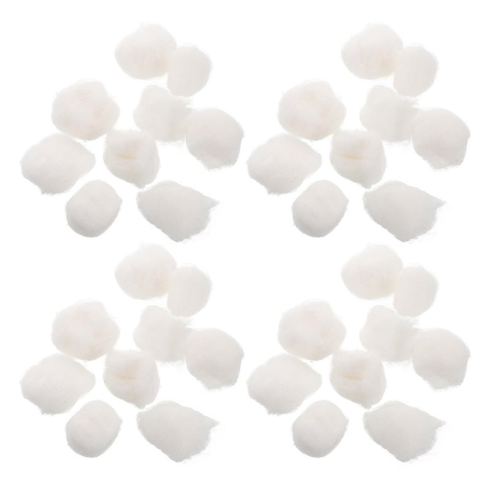 INOOMP Pure Cotton Balls 500g Multipurpose Absorbent Cotton for Makeup Removal Nail Care Gel Polish Removal for Home and Professional Use