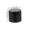 OSALADI 10 Pcs Black Pet Wide Mouth Cosmetic Jars 150ml Refillable Creams Containers with Lids for Tooth Powder Storage and Lotion Dispenser, Suitable for Travel and Beauty Use view 2