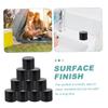 OSALADI 10 Pcs Black Pet Wide Mouth Cosmetic Jars 150ml Refillable Creams Containers with Lids for Tooth Powder Storage and Lotion Dispenser, Suitable for Travel and Beauty Use view 3