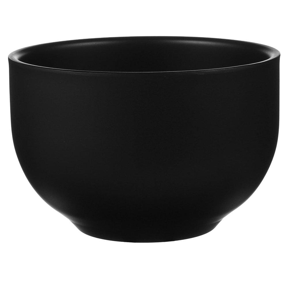 OSALADI Black Stainless Steel Shaving Cream Bowl for Men, Double-layer Metal Shave Soap Bowl with Foam Tool, Small Size Wet Shaving Mug for Facial Care and Brush Use