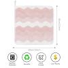 SINLAND Microfiber Facial Cloths Fast Drying Washcloth 12x12inch Wave Pattern 6 Pack view 2