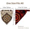 RODAILYCAY 4 Pack Hair Scarf, Retro Beige Ethnic Pattern Chiffon Bandanas Kerchief, Non Slip Triangle Headband Bandana for Women Girls view 4
