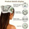 RODAILYCAY 4 Pack Hair Scarfs, Retro Beige Ethnic Pattern Elastic Hair Scarf Headband, Triangle Kerchief, Non Slip Head Hairband Bandanas view 3