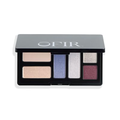 OFIR Simple Six Eyeshadow Palette 6 Everyday Midnight Shades Sueded Matte & Satin Shimmer Finishes Highly Pigmented, Talc-Free, Vegan & Cruelty-Free Eye Makeup with Mirror (P.M. Crush)