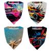 RODAILYCAY 4 Pieces Hair Scarf, Chiffon Head Kerchief, Non Slip Triangle Headband Bandana for Women Girls, Starfish Beach Pattern view 1