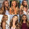 Highlight Blonde Human Hair Bundles Body Wave 26 26 26 Inch P427 Highlight Bundle Human Hair Extensions 50 Gram Per Bundle 150g Total Unprocessed Brazilian Virgin Hair view 2