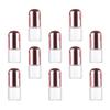 Cabilock 2ml Glass Roller Bottles for Essential Oils 10pcs Refillable Perfume Bottles with Rose Gold Caps and Stainless Steel Roller Balls for Travel and Aromatherapy view 1