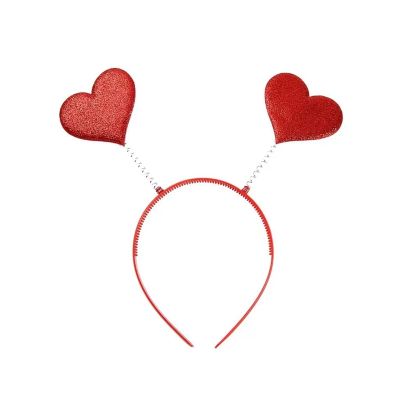 1 Piece Red Heart Headband Valentine's Day Headband Party (D)