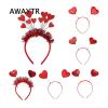 1 Piece Red Heart Headband Valentine's Day Headband Party (D) view 2