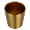 HAMPPLIES Stainless Steel Shaving Bowl 175ml Gold Hammered Finish Reusable Mens Shave Soap Bowl Household Shaving Supply for Daily Grooming view 1