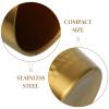 HAMPPLIES Stainless Steel Shaving Bowl 175ml Gold Hammered Finish Reusable Mens Shave Soap Bowl Household Shaving Supply for Daily Grooming view 3