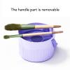 Hamwesh Makeup Brush Cleaner, 3 in 1 Silicone Makeup Brush Cleaning Bowl for Comprehensive Cleaning and Efficient Drying with Multifunctional Storage for Brushes, Powder Puffs, Sponges view 4