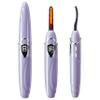 EYECURL Heated Eyelash Curler, S600 Heated Lash Curler, Accurate Temperature Control Electric Eyelash Curler Heated - Intelligent Power Off, Long Lasting (Pale Mauve/Silver, S600-148MM) view 1
