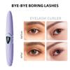 EYECURL Heated Eyelash Curler, S600 Heated Lash Curler, Accurate Temperature Control Electric Eyelash Curler Heated - Intelligent Power Off, Long Lasting (Pale Mauve/Silver, S600-148MM) view 2