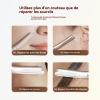 Professional Eyebrow Razor with Replaceable Stainless Steel Blade - 3 Ergonomic Metal Handles (Dark Gray, Light Gray, Rose Gold) for Precise Facial Hair Removal view 3