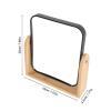 NULYLU Double Sided 3X Magnifying Makeup Mirror with Stand Small Desk Vanity Mirror for Personal Use Portable with Black Frame and Packaging Box view 2