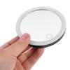Beavorty LED Rechargeable Makeup Mirror 10x Magnifying 4-inch Black Vanity Mirror with Suction Cups Portable Travel Lighted Bathroom view 4