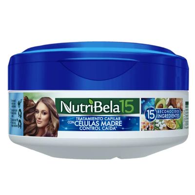 Nutribela Stem Cells Hair Treatment | Tratamiento Capilar Celulas Madres Control Colombia (6.08oz - 180ml)